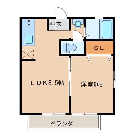 宮崎神宮駅 徒歩25分 1階の物件間取画像